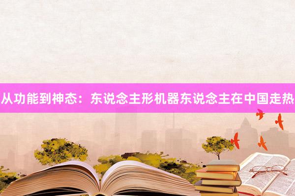 从功能到神态：东说念主形机器东说念主在中国走热