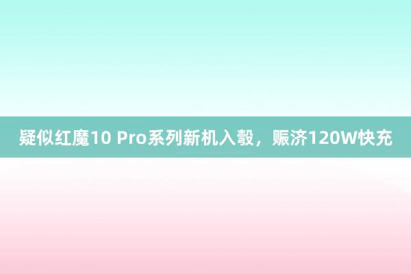 疑似红魔10 Pro系列新机入彀，赈济120W快充