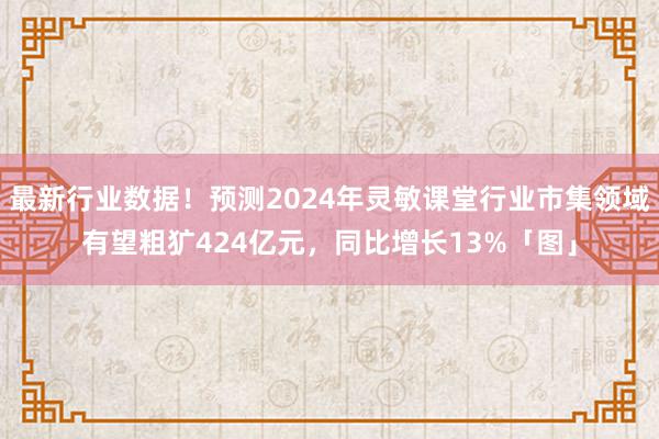 最新行业数据！预测2024年灵敏课堂行业市集领域有望粗犷424亿元，同比增长13%「图」